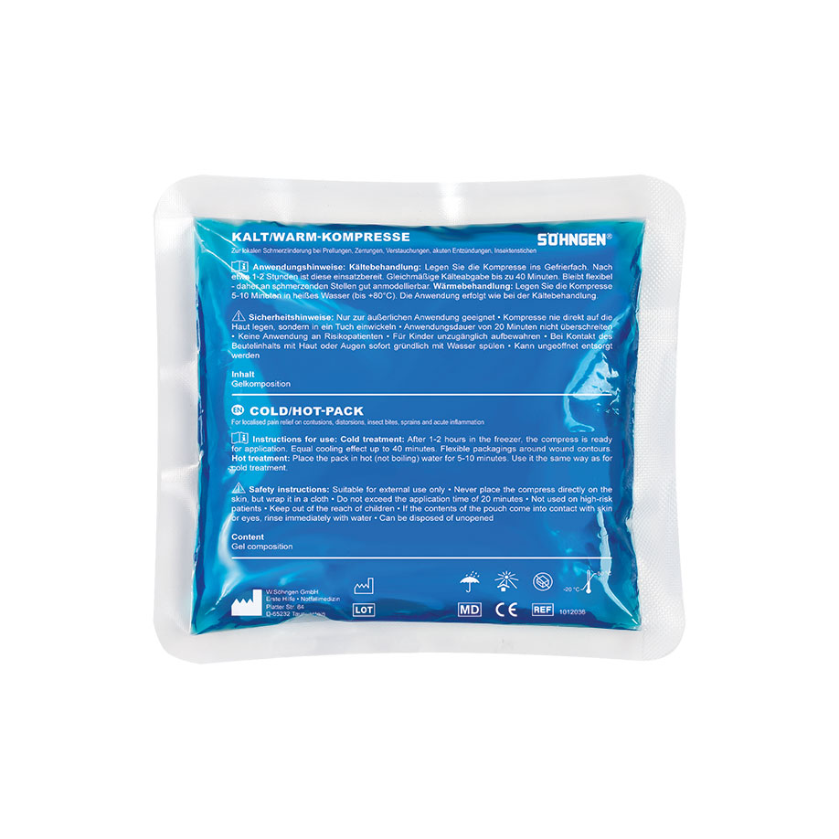 Thermo Kalt/Warm-Kompresse mittel ca. 13 x 14 cm