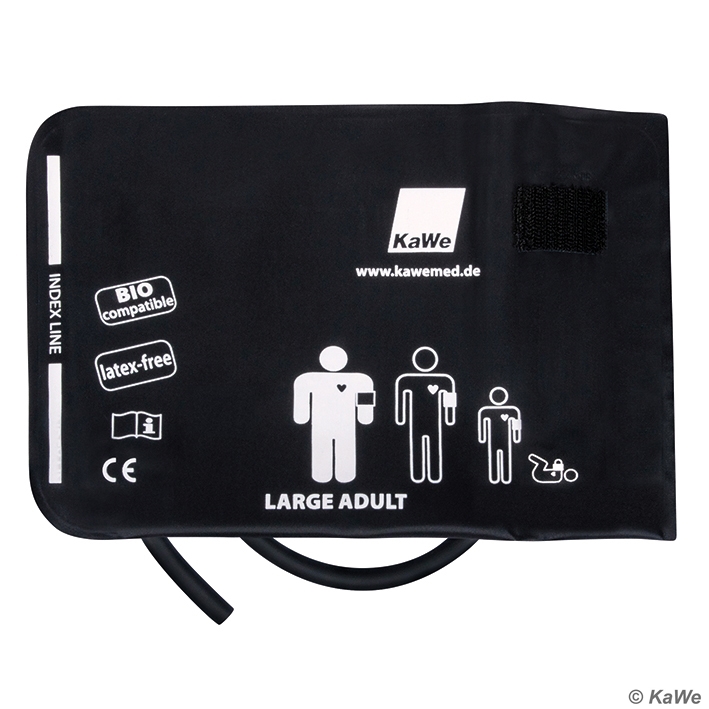 Manschette schwarz, Übergröße,