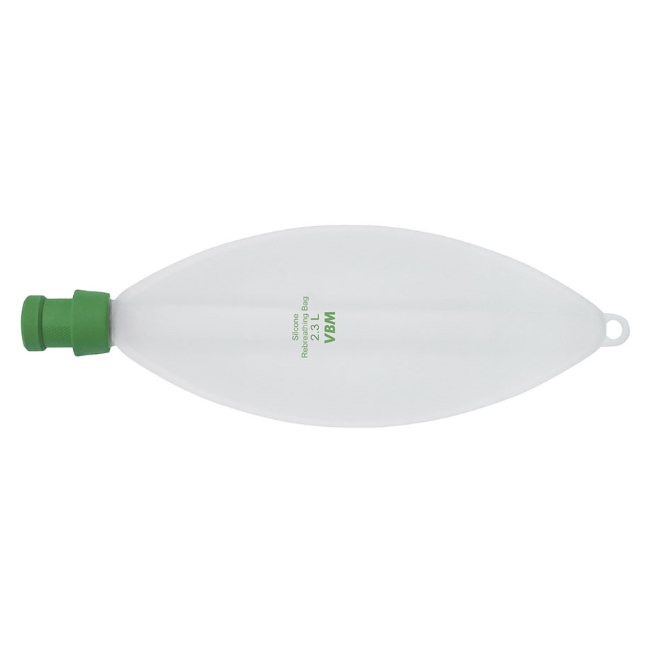 Atembeutel aus Silikon mit 22 mm Muffe