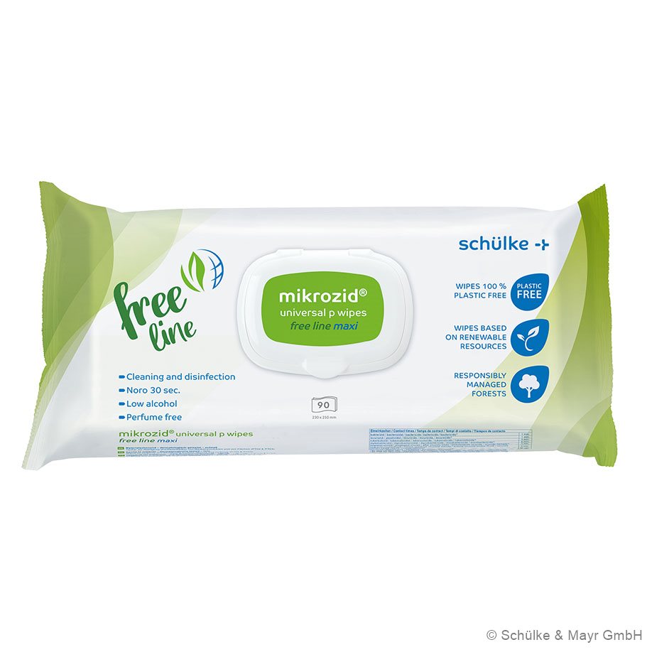 mikrozid universal p wipes free line maxi Desinfektionstücher (90 T.)
