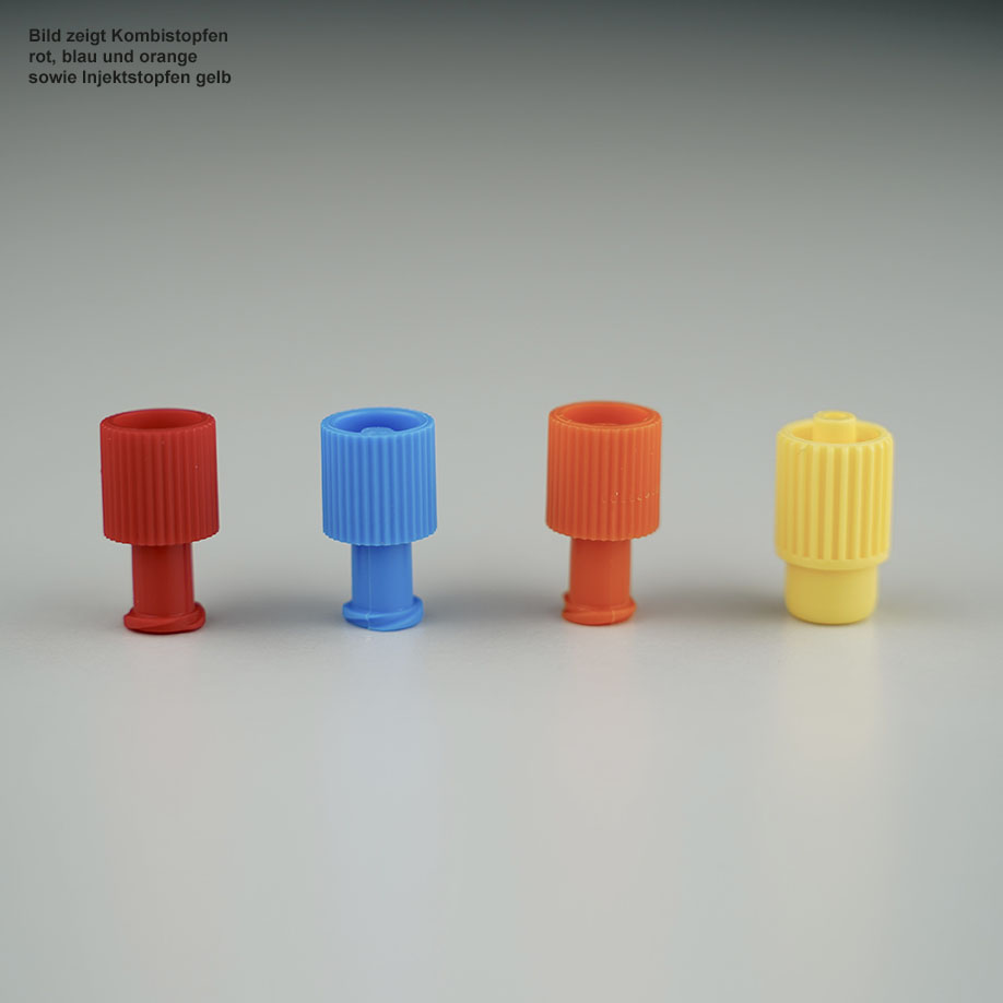 Injektstopfen gelb LL (100 Stck.)