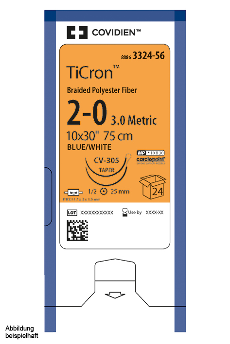 Ti-Cron C-13 4/0=1,5 blau