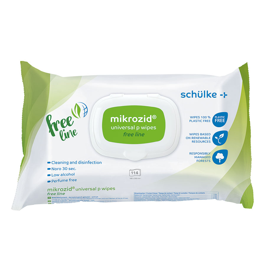 mikrozid universal p wipes free line