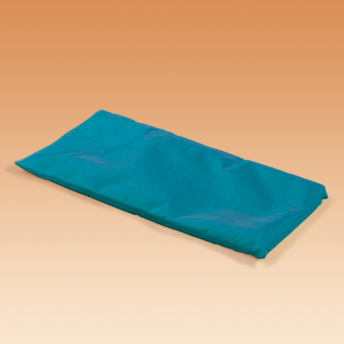 Kirschkernkissen mit Nylonbezug türkis