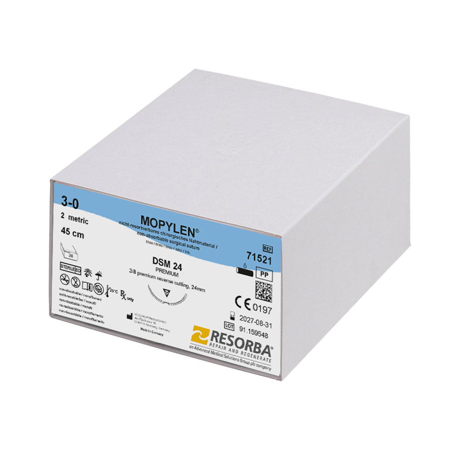 MOPYLEN DSM 24 3/0=2 blau monofil,