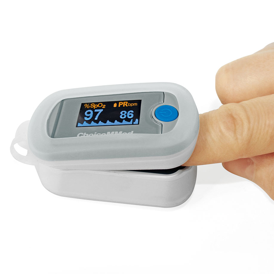 Fingerpulsoximeter mit zweifarbigem
