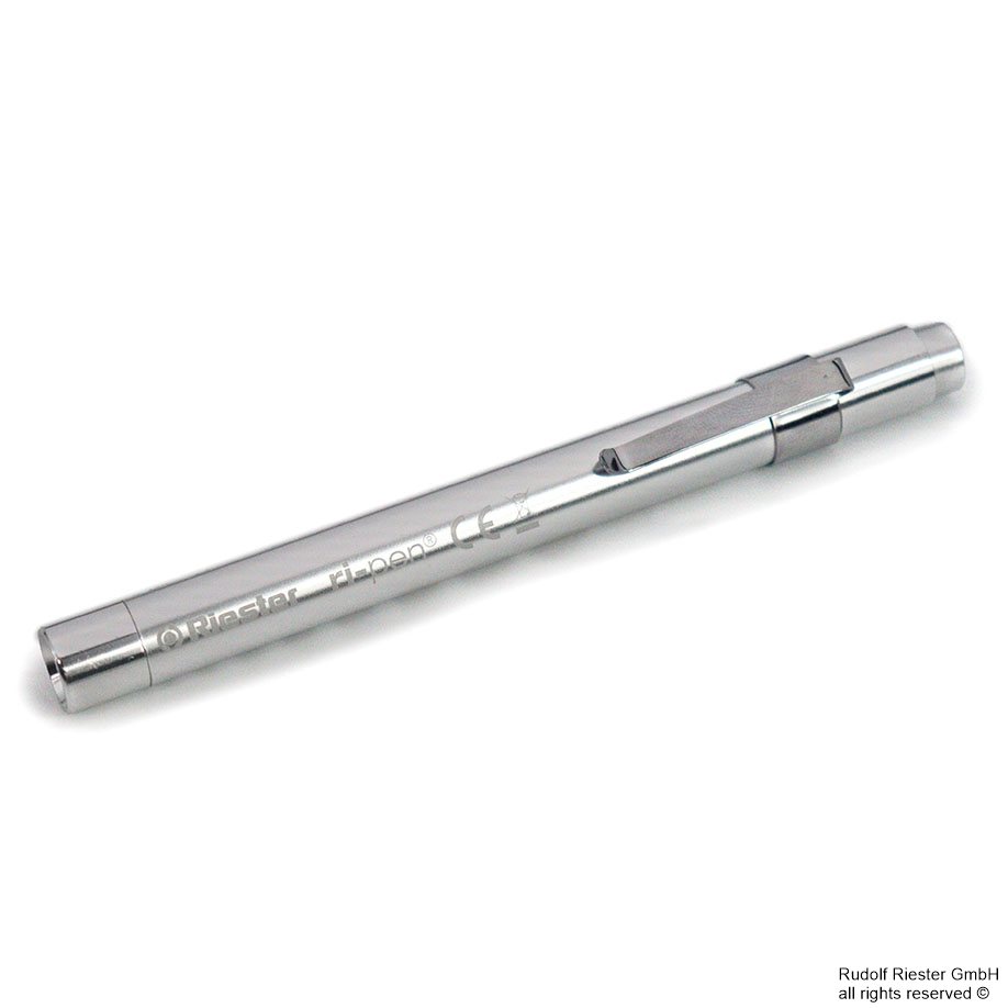 ri-pen Diagnostikleuchte, silber, LED 3 V, inkl. 2 Batterien Typ AAA