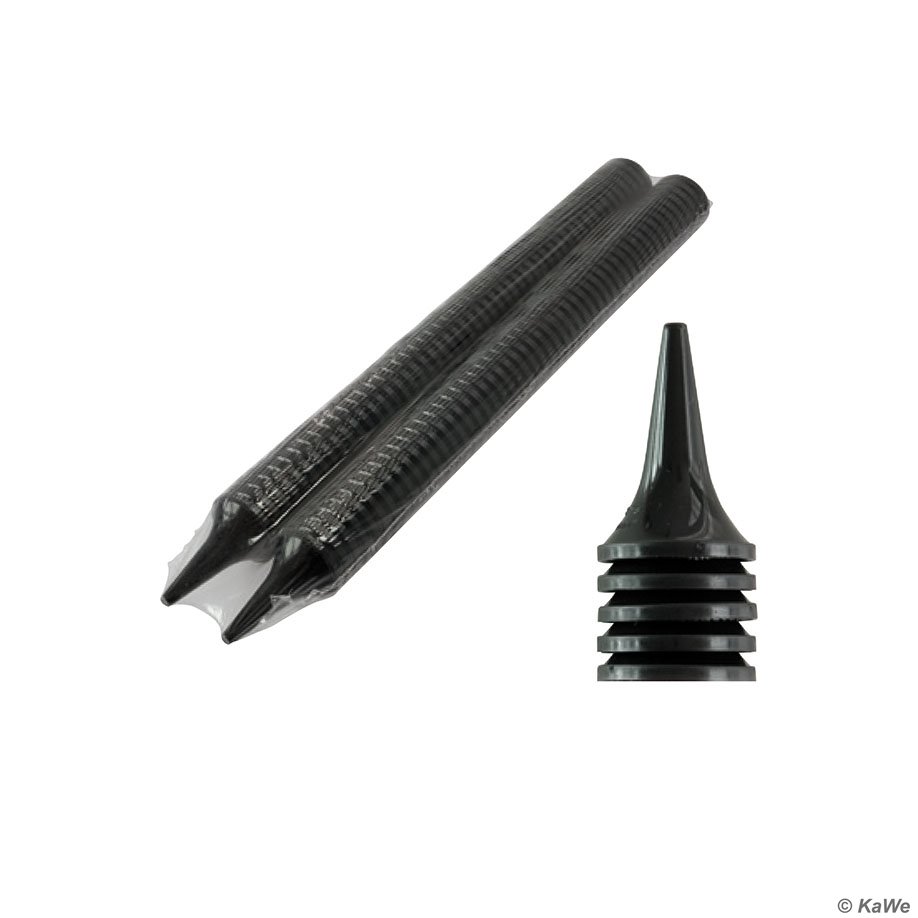 Einweg-Ohrtrichter klein, schwarz, Ø 2,5 mm (10 x 100 Stck.)