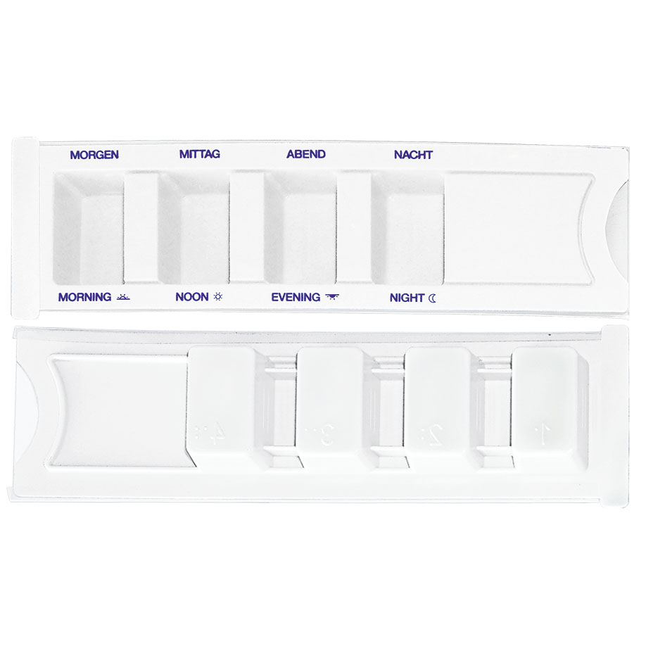 Medikamentendispenser weiß (5x40 Stck.)