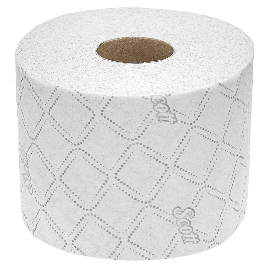 SCOTT ESSENTIAL Toilettenpapierrollen 2-lagig, weiß, 9,3 x 12 cm (36 x 600 Bl.)