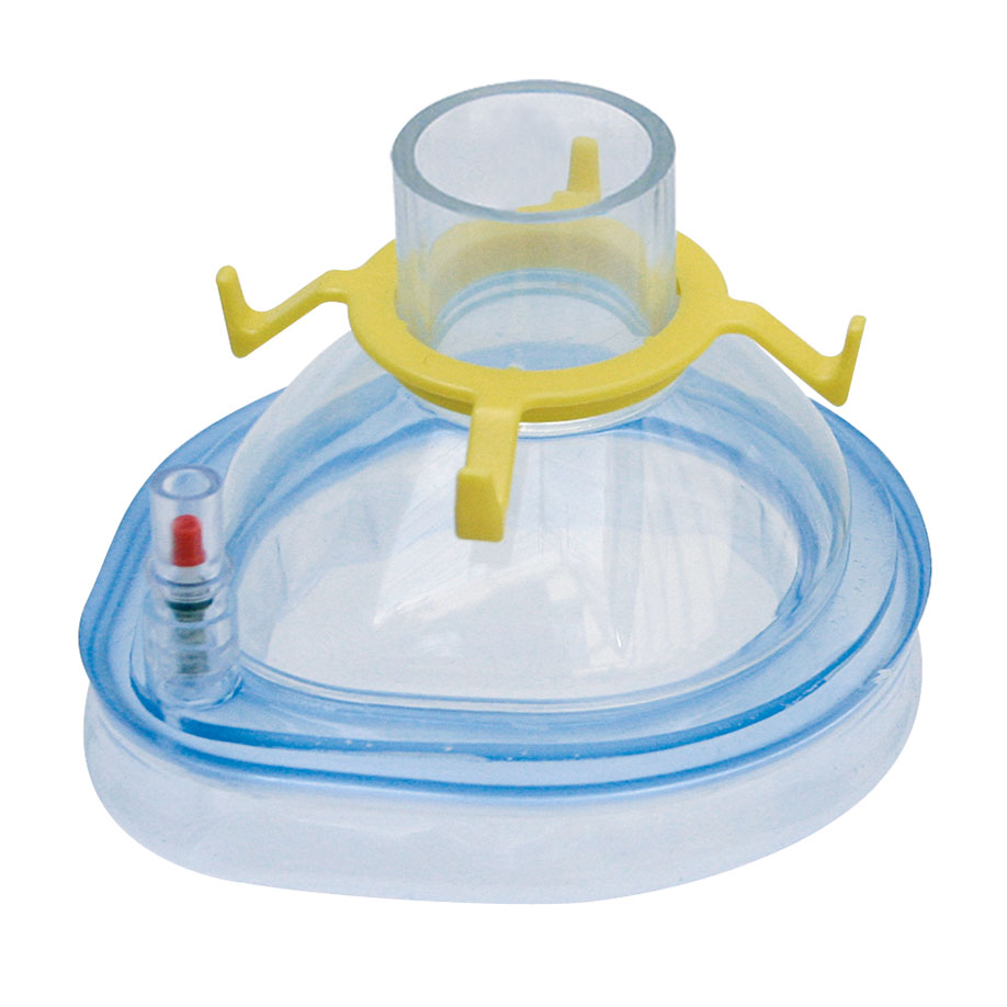 Einmal-Beatmungsmaske mit belüftbarem