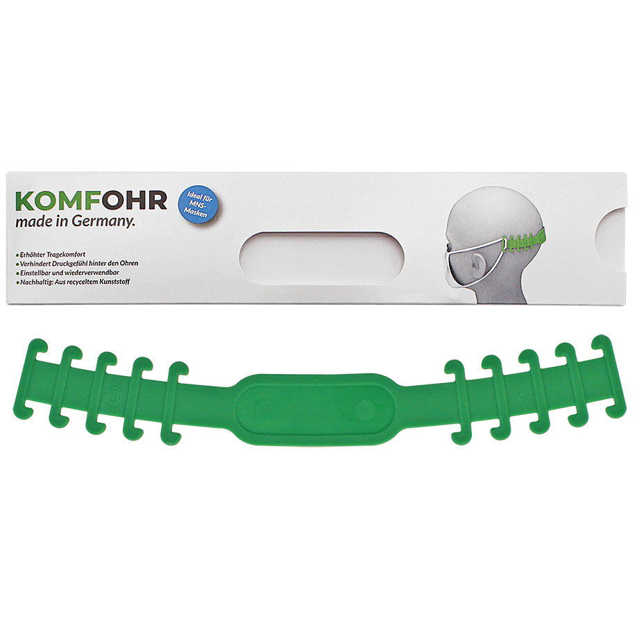KOMFOHR Maskenhalter grün,