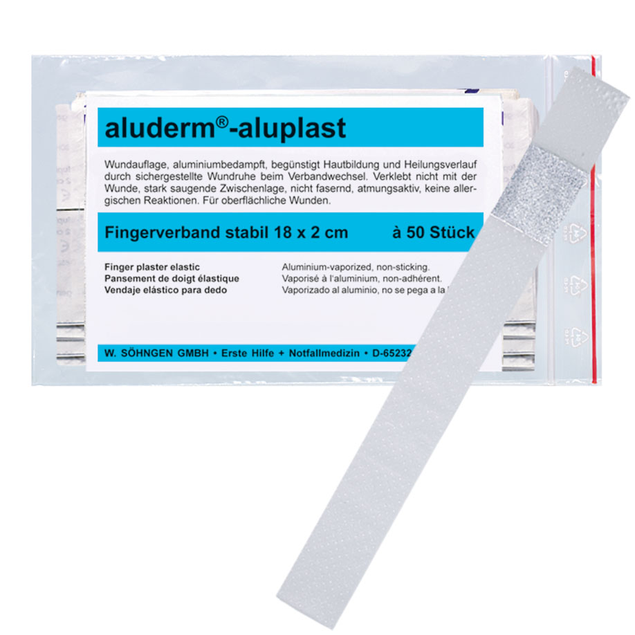 aluderm-aluplast Fingerverband stabil ca. 18 x 2 cm (50 Stck.)