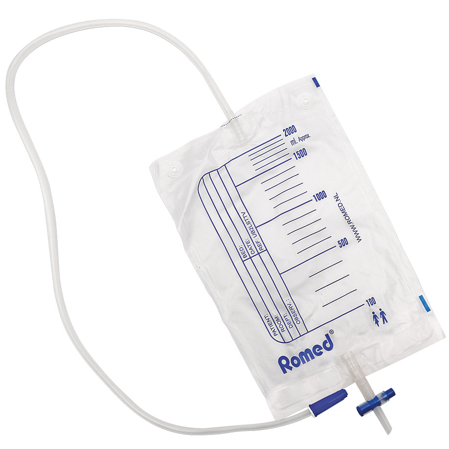 Urinbeutel 2,0 Ltr. mit Ablaßhahn, einzeln steril