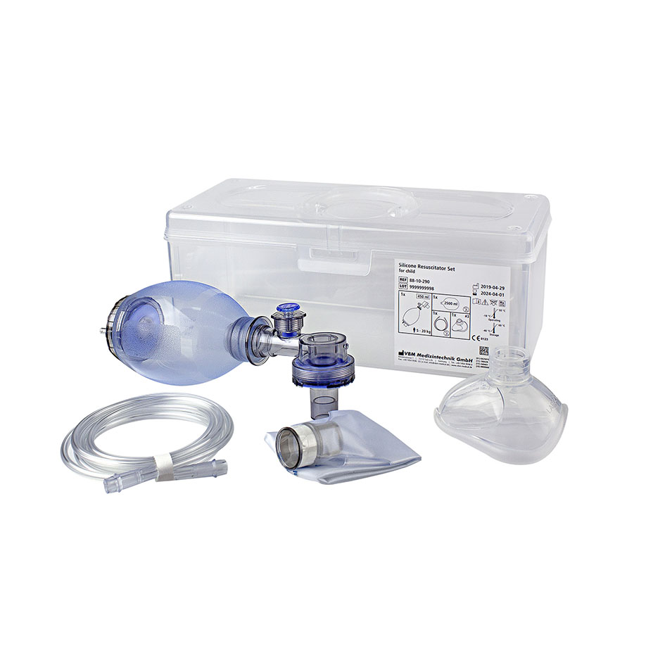 Silikon-Beatmungsbeutel-Set Kinder,
