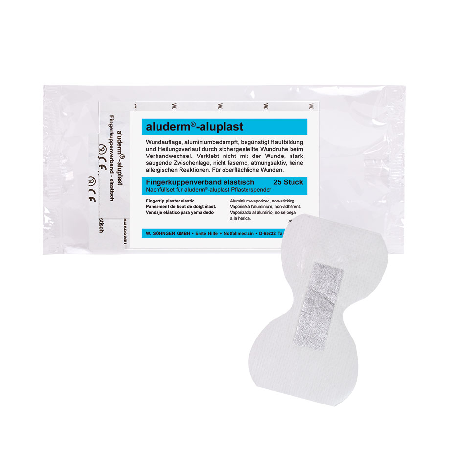 aluderm-aluplast Nachfüllset einzeln Fingerkuppenverbände (25 Stck.)