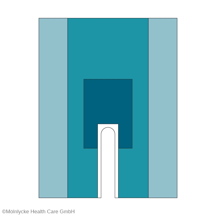 Schlitztücher selbstklebend 200 x 260 cm (14 Stck.)