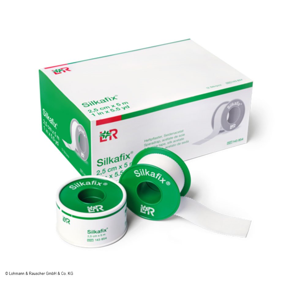 Silkafix-Heftpflaster weiß 5 m x 2,5 cm #401621#