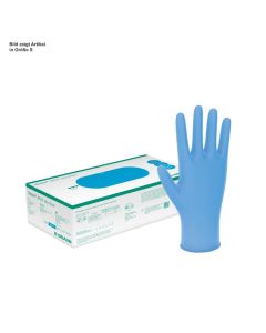 Vasco Nitril sky-blue U.-Handschuhe, PF, Gr. L, unsteril (200 Stck.)