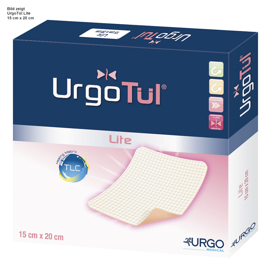 UrgoTül Lite Schaumstoffverband, 10 x 12 cm (20 Stck.)