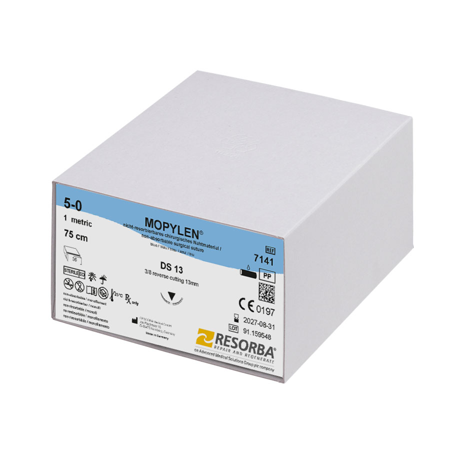 MOPYLEN DS 13 5/0=1 blau monofil,