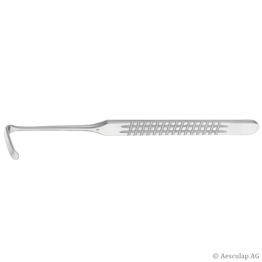 Wundhaken LANGENBECK-GREEN, 160 mm, Maultiefe 24 mm, Maulbreite 6 mm