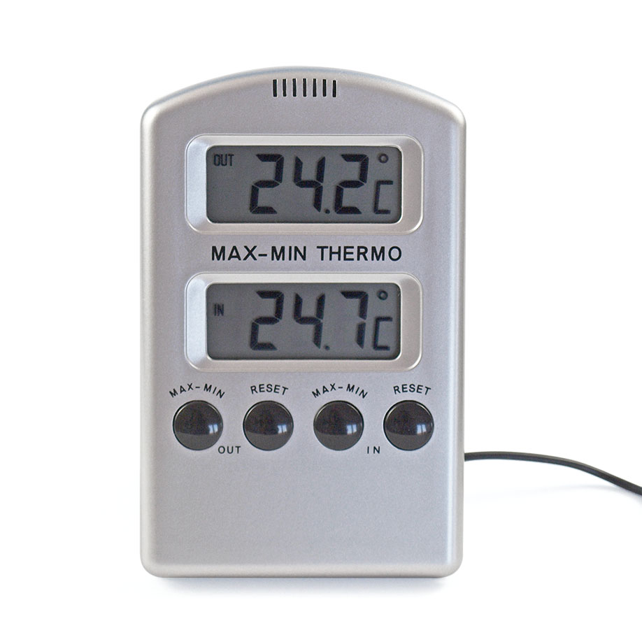 Maxima-Minima-Thermometer, elektronisch,
