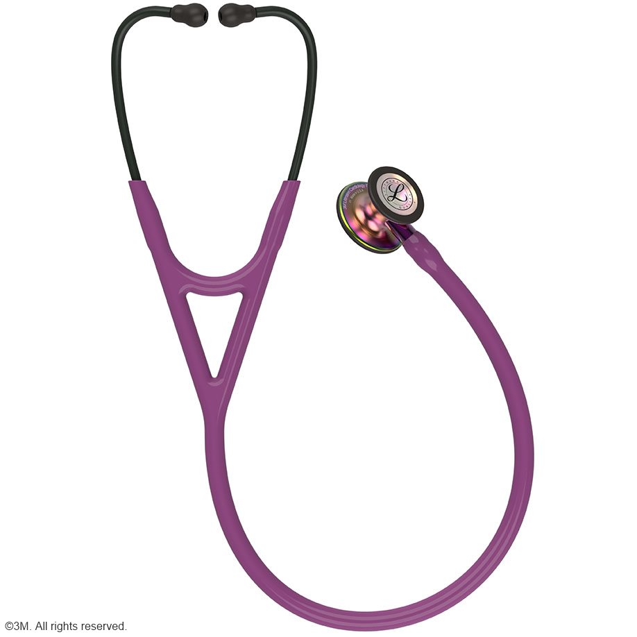 3M Littmann Cardiology IV Diagnostic Stethoskop regenbogenfarbenes Bruststück