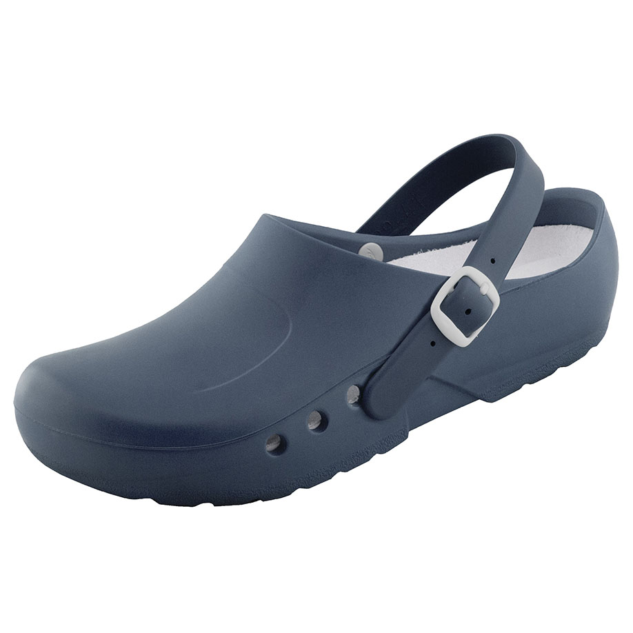 OrthoClogs mit Fersenriemen blau, Gr. 47