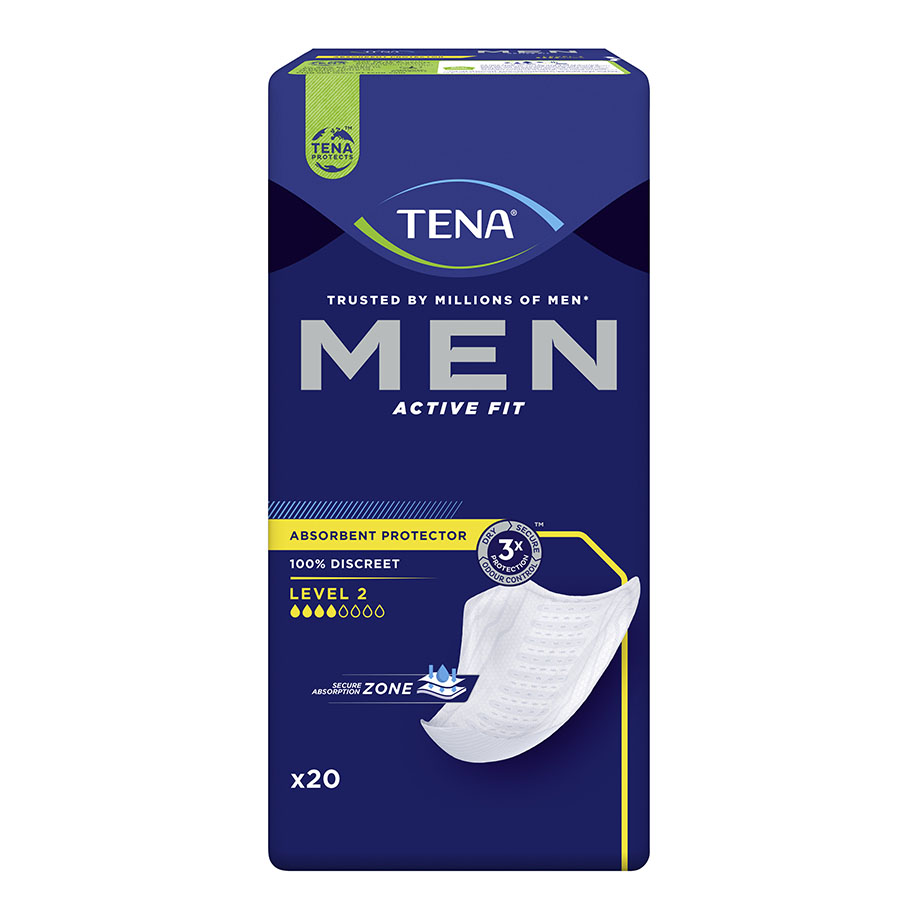 TENA Men Active Fit Level 2, Inkontinenzeinlagen (6 x 20 Stck.)
