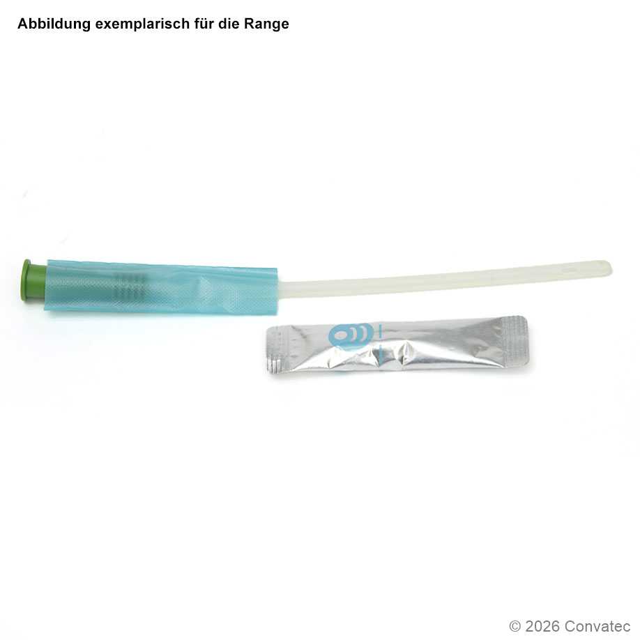 GentleCath Glide für Frauen Ch. 8 (30 Stck.) hydrophile Einmalkatheter mit gerader Spitze