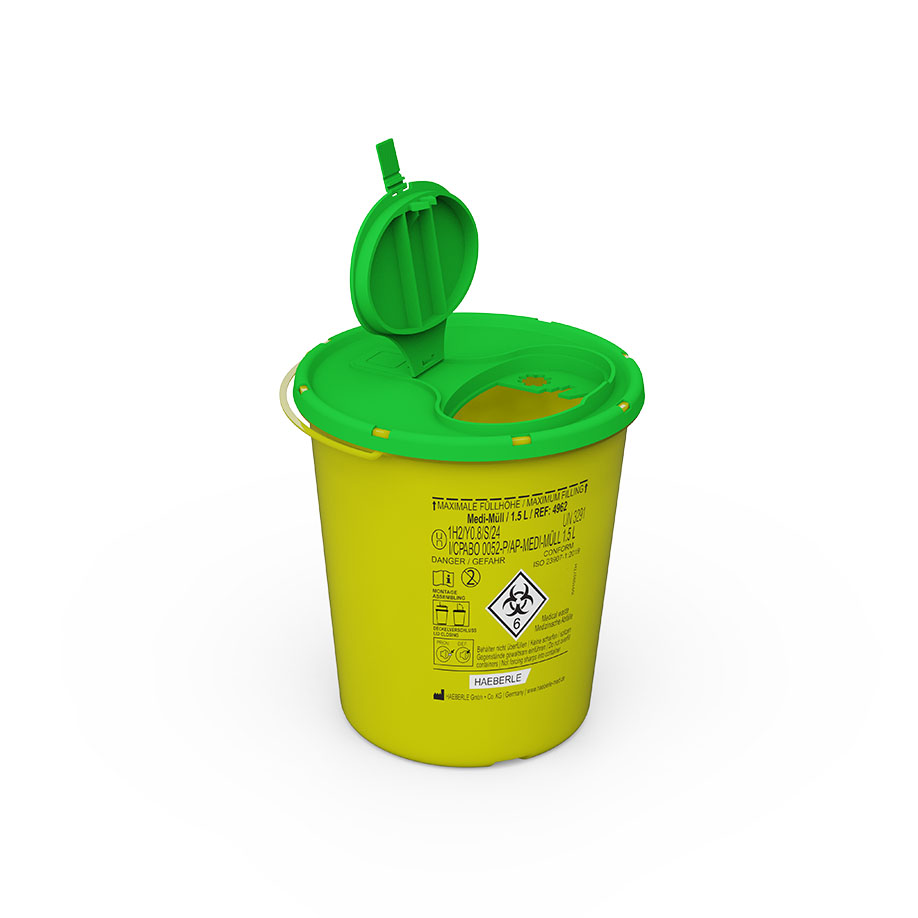 Entsorgungsboxen Medi-Müll 1,5 Ltr.