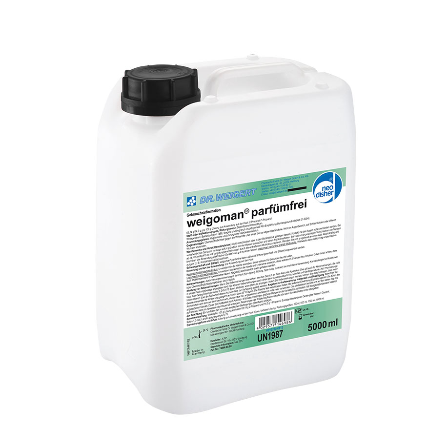 *weigoman parfümfrei 5 L EURO-Kanister
