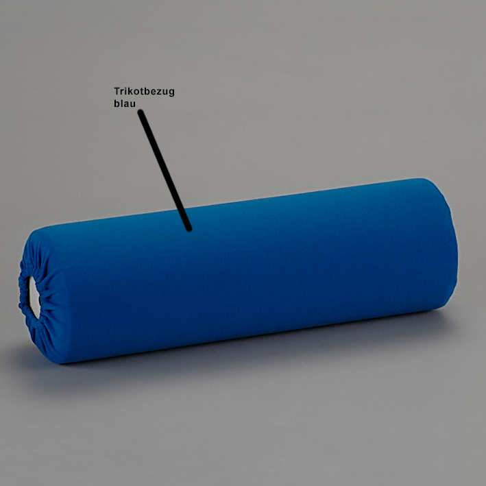 Trikotbezug 65 x 15 cm, blau