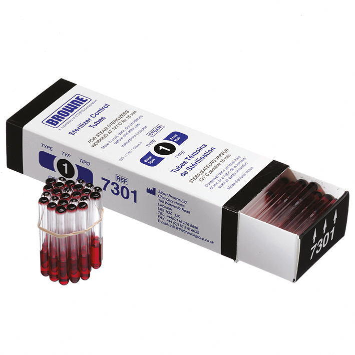 BROWNE Sterilisationskontrollröhrchen