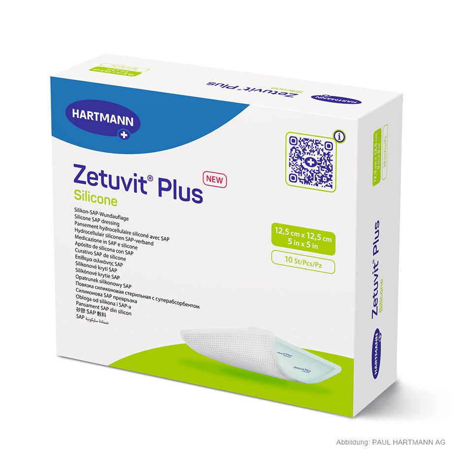 Zetuvit Plus Silicone Saugkompressen