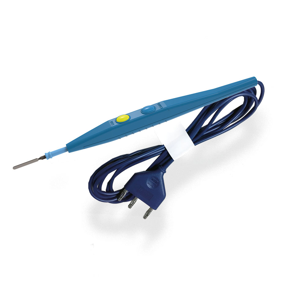 Einmal-Handgriff Valleylab monopolar, steril inkl. 3-Pin Spatelelektrode, 2,4 mm, Kabel 5 m
