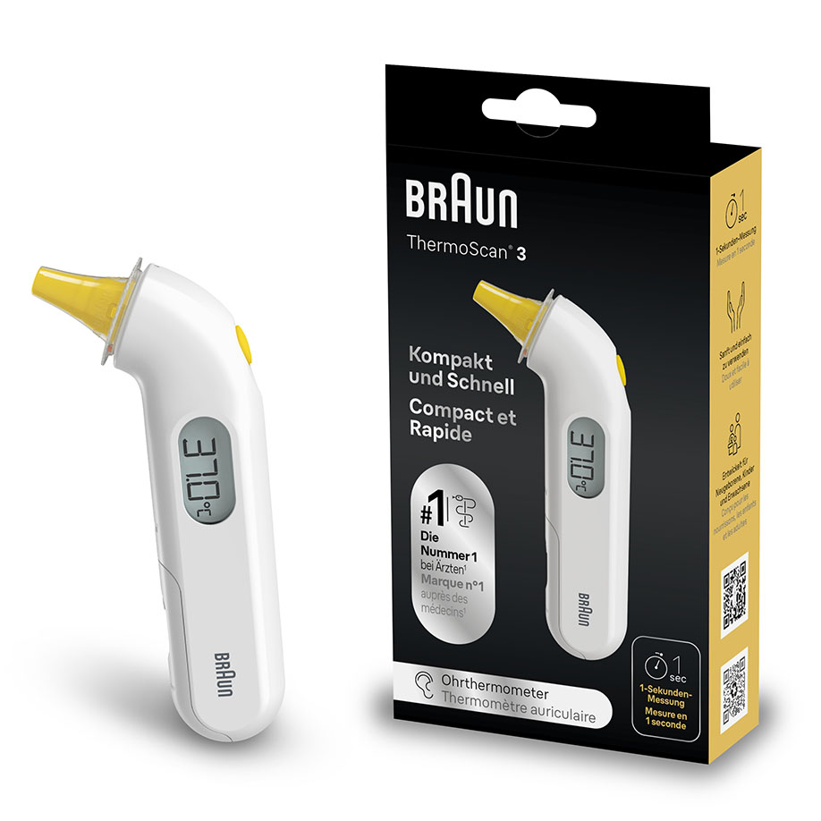 BRAUN ThermoScan 3 IRT3030 Ohrfieberthermometer