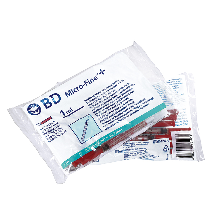 BD Micro-Fine+ Insulinspritze 1 ml,