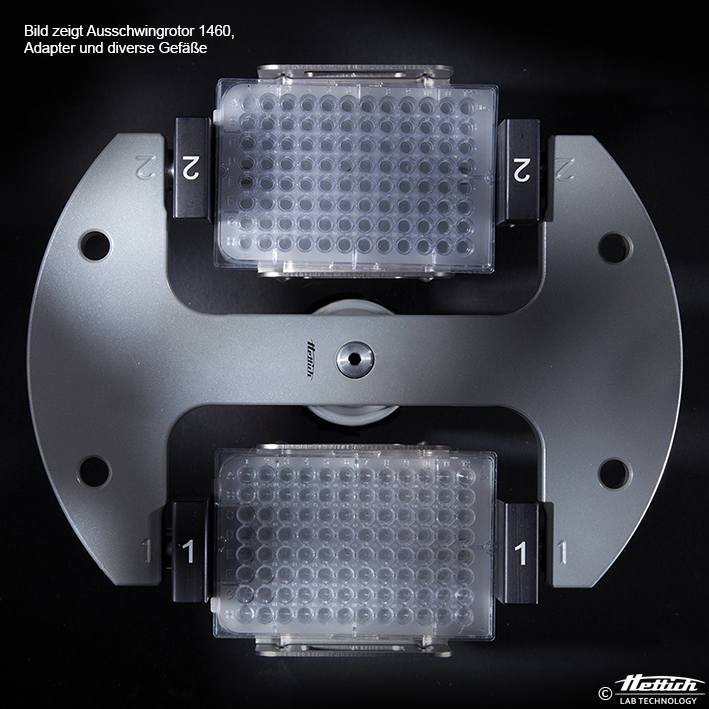 Ausschwingrotor 2-fach, ohne Gehänge,