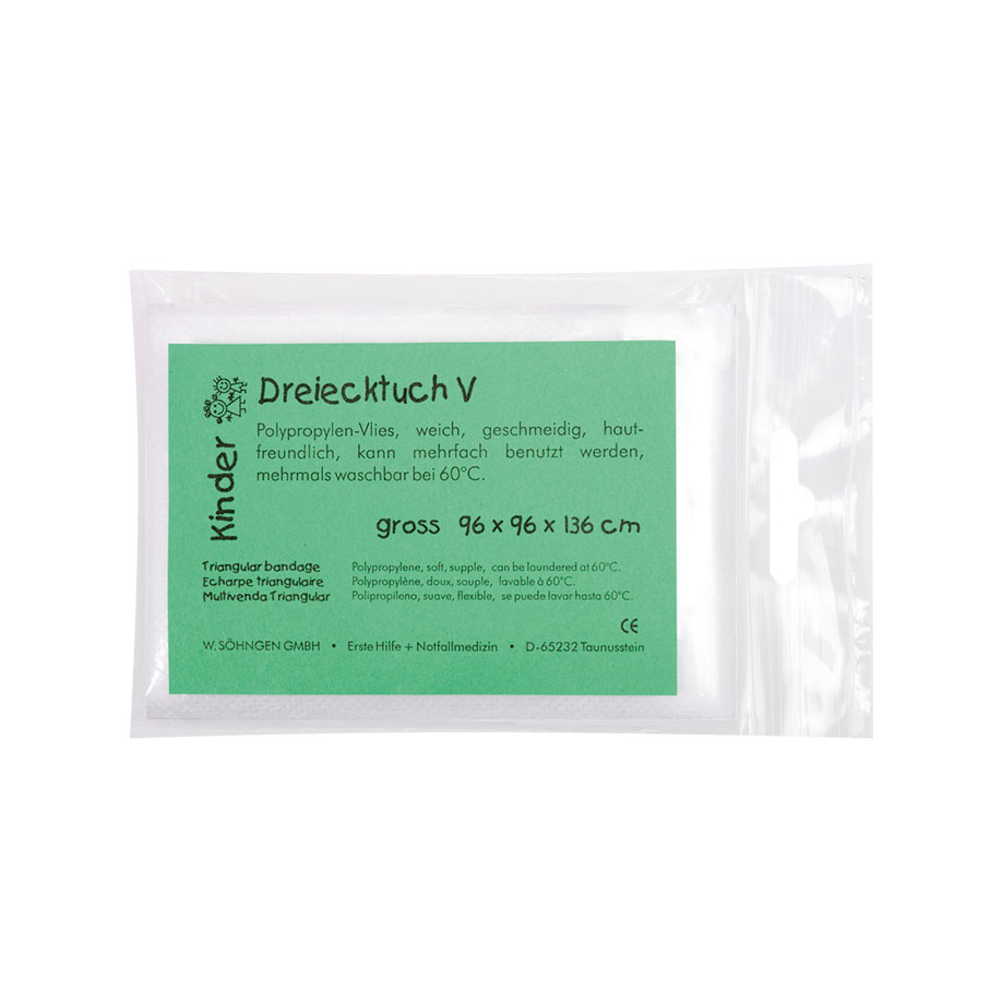 Kinder Dreiecktuch V ca. 96 x 96 x 136 cm, groß