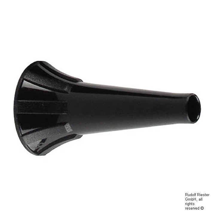 Einmal-Ohrtrichter, Ø 5 mm, schwarz,