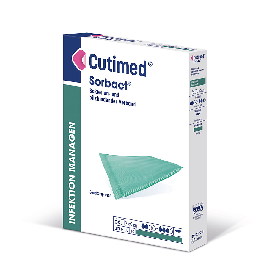 Cutimed Sorbact Saugkompressen,