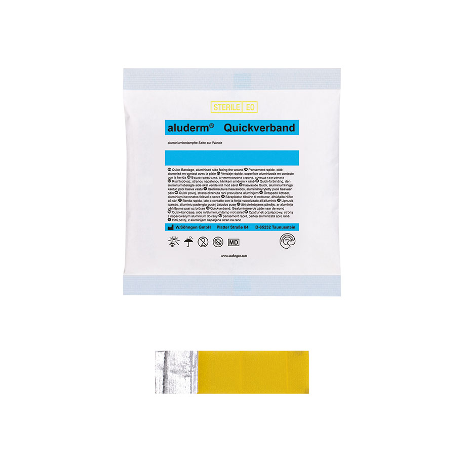 aluderm Quickverband Finger-Quick steril