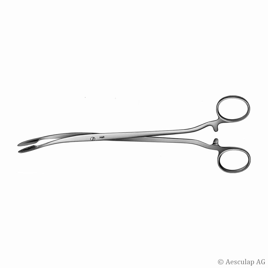 DUPLAY Kornzange, gebogen, mit Sperre 21 cm