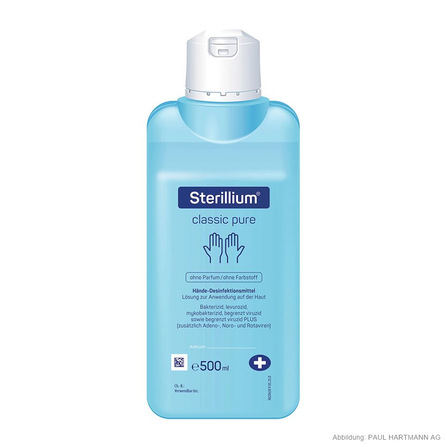 Sterillium classic pure 500 ml Händedesinfektion