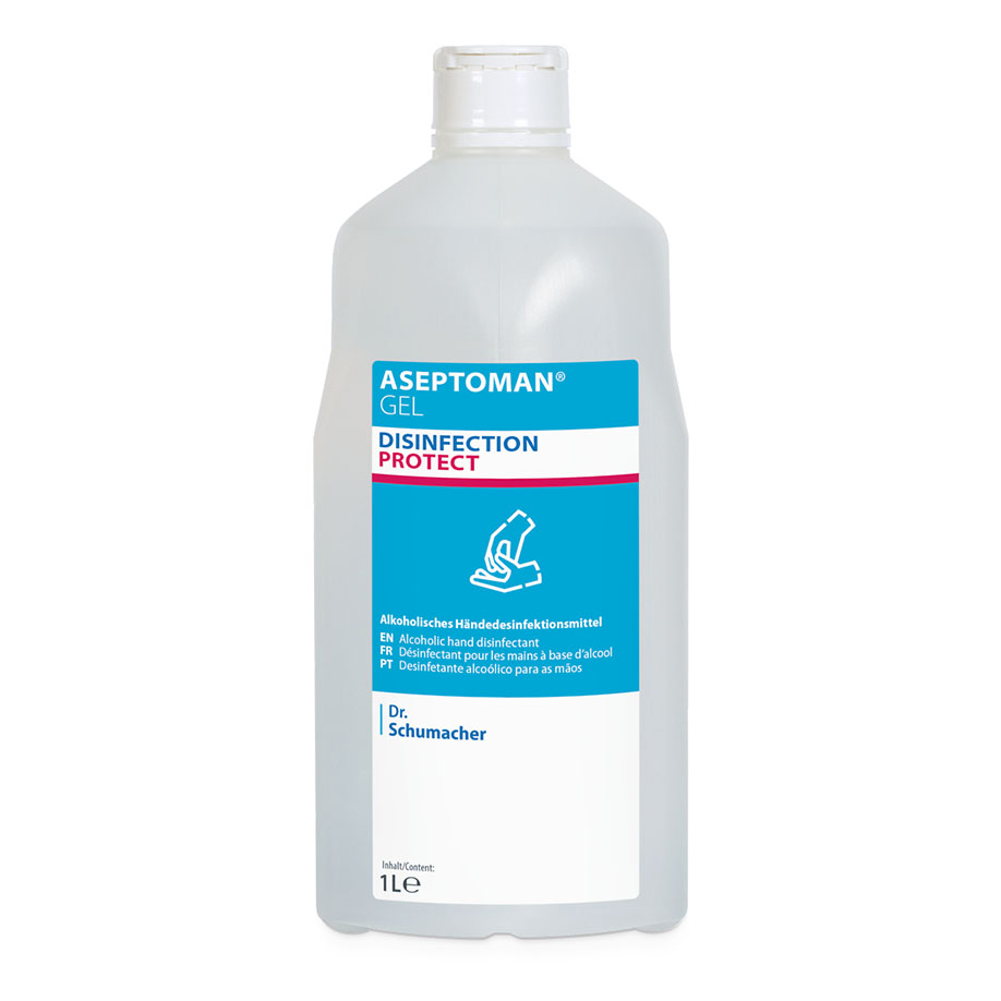 Aseptoman Gel 1 Ltr. Spenderflasche Händedesinfektion