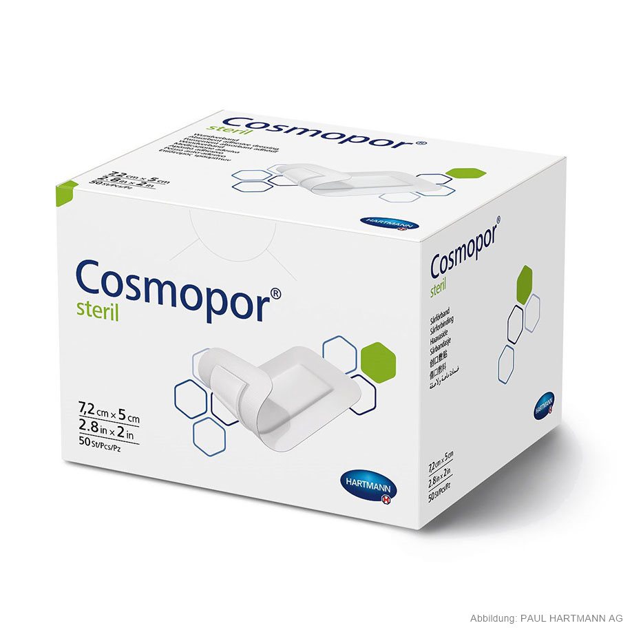 Cosmopor Steril Wundverband 7,2 x 5 cm (50 Stck.)