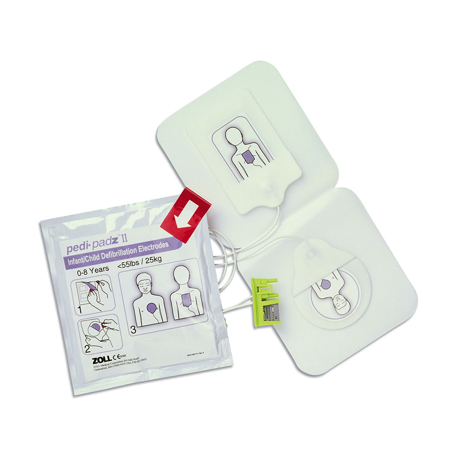 Pedi-padz II Kinder-Elektroden (bis 8 Jahre/25 kg) für ZOLL AED PLUS / AED PRO