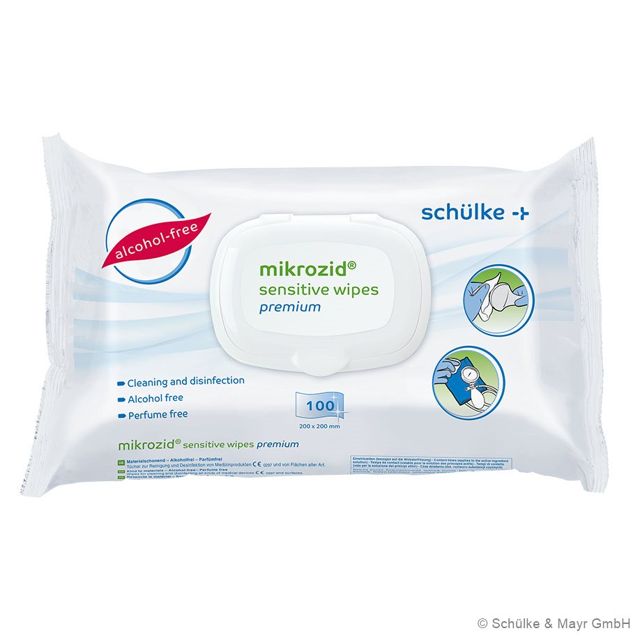 mikrozid sensitive wipes premium Desinfektionstücher (100 T.)